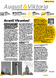 Primeira página jornal August & Viktoria, Nº 24/25