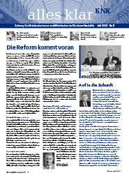 Primeira página jornal alles klar: KNK, Nº 9